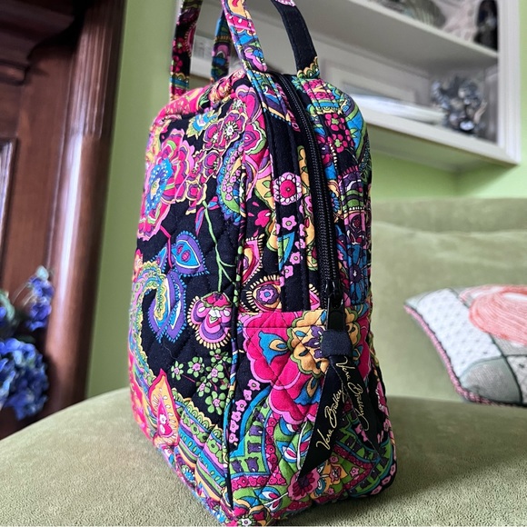 VERA BRADLEY Symphony in Hue Lined “Let’s Do Lunch” Bag - Small Lunch Brunch Bag - Picture 3 of 6
